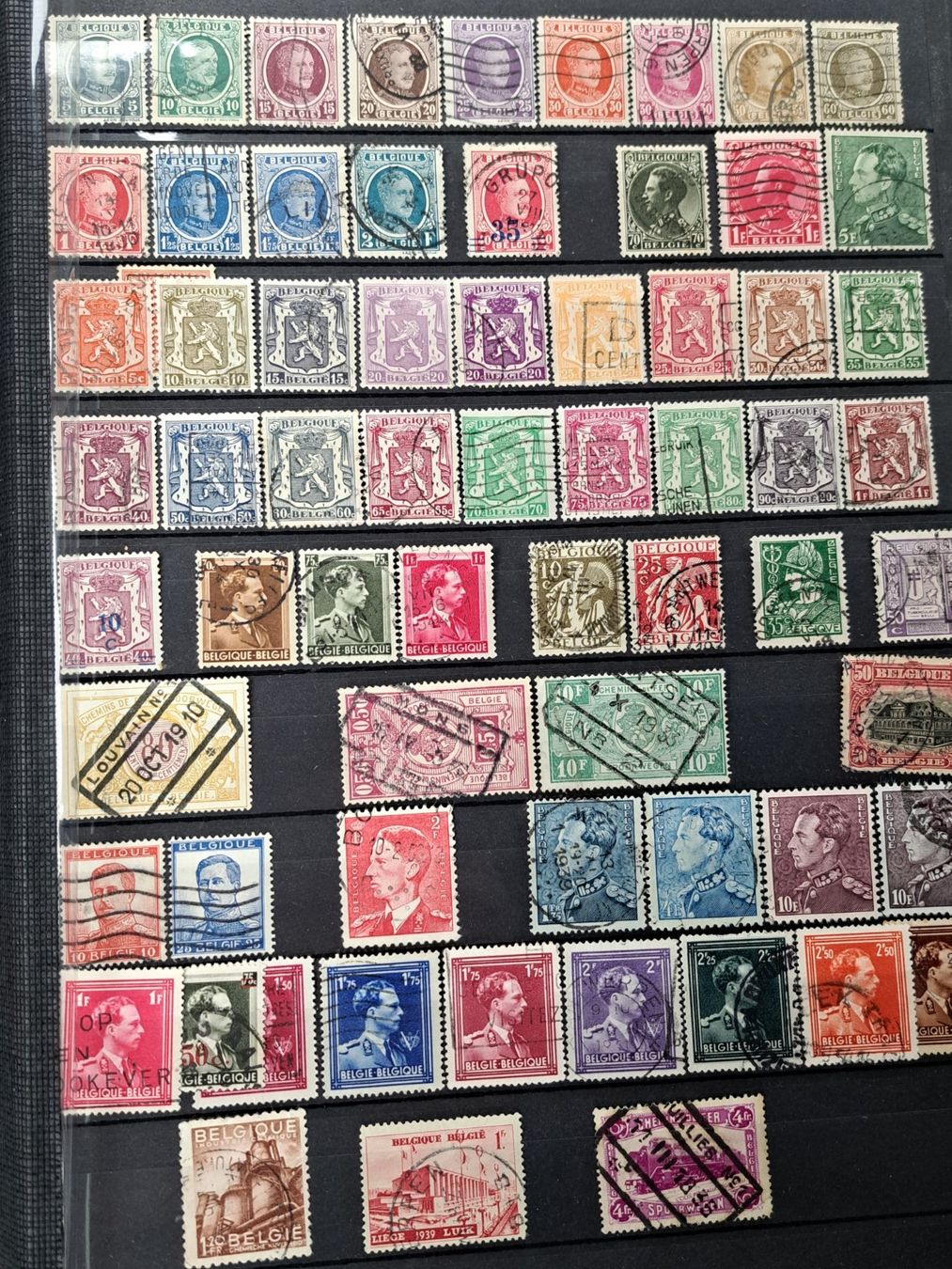 Tutti i francobolli: Briefmarken-Lot Belgien – Usato da Glashütten venduto da Christheswiss 1