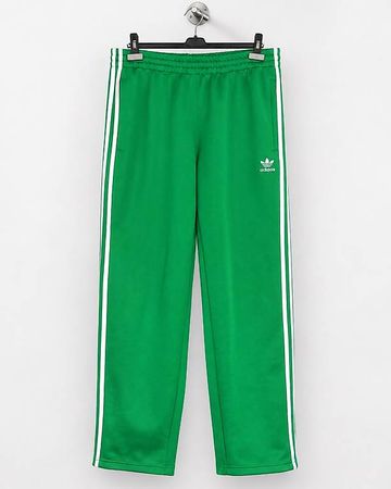 Adidas Straight Leg Trainingshose Grün  Gr. L