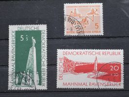 DDR 1957  Nationale Gedenkstätten gest.