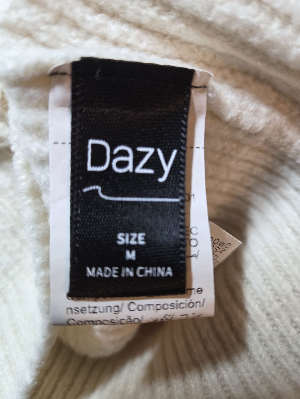 Maglioni & Felpe: Pull d'hiver Dazy, taille M, couleur crème, chaud et doux – Nuovo (secondo la descrizione) da Riddes venduto da mim_qs5p 2
