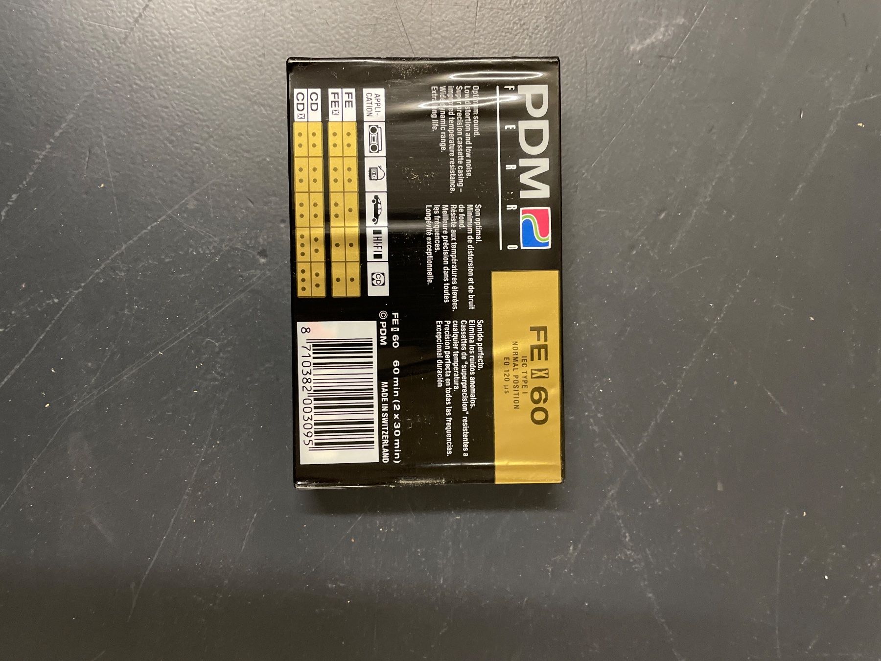 Kompaktkassetten: PDM FE X 46 Ferro Type 1 / 5 Stk. – Neu und originalverpackt aus Dagmersellen von INEICHEN-MULTIMEDIA 2