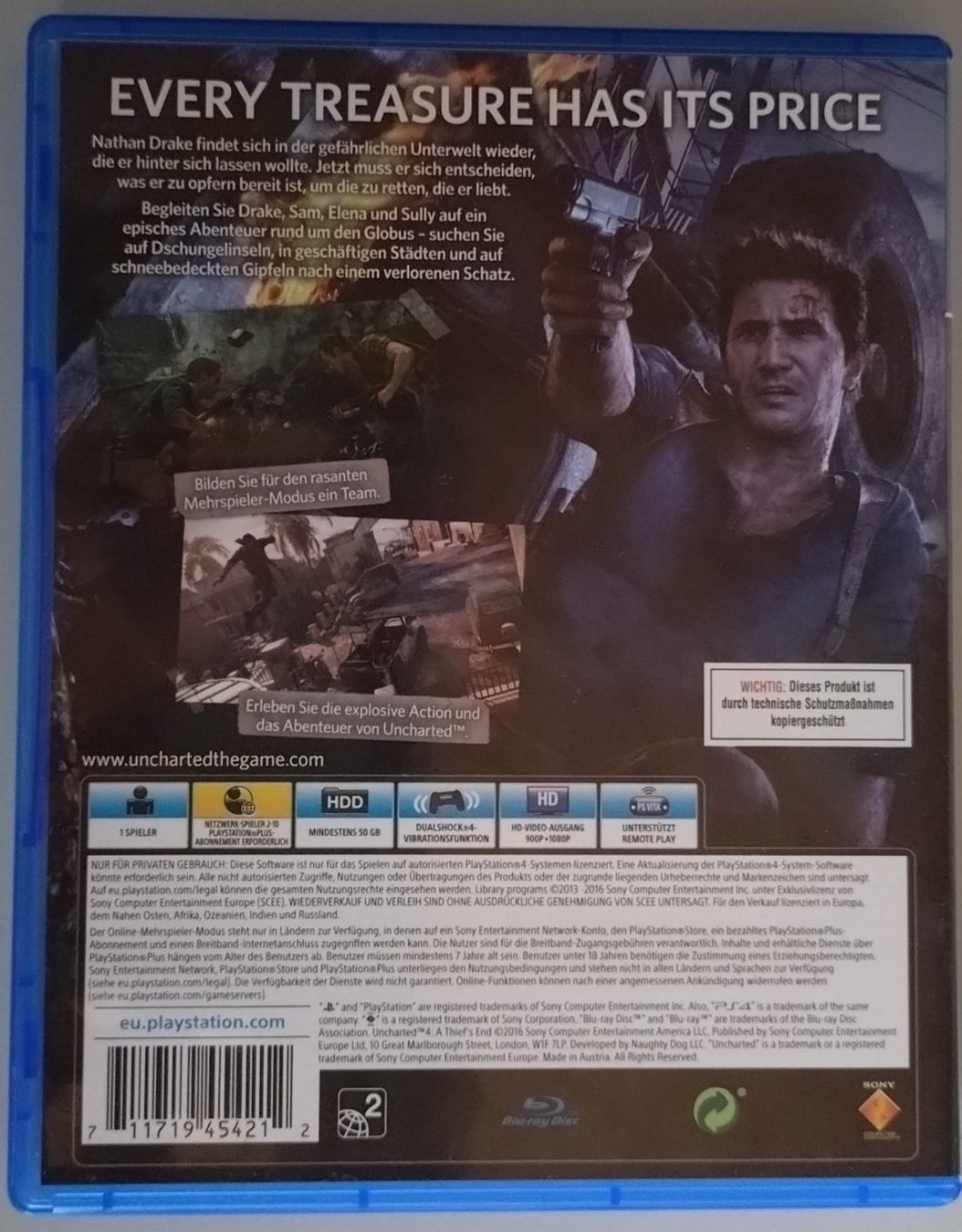 Sony Spiele: Uncharted 4 PS4 – Gebraucht aus Kreuzlingen von GoodTrade2412 1