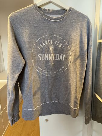 Pull&Bear Sweatshirt Pullover Gr. S, grau