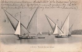 Genfersee VD Traditionelle Segelboote Barques du Léman boot