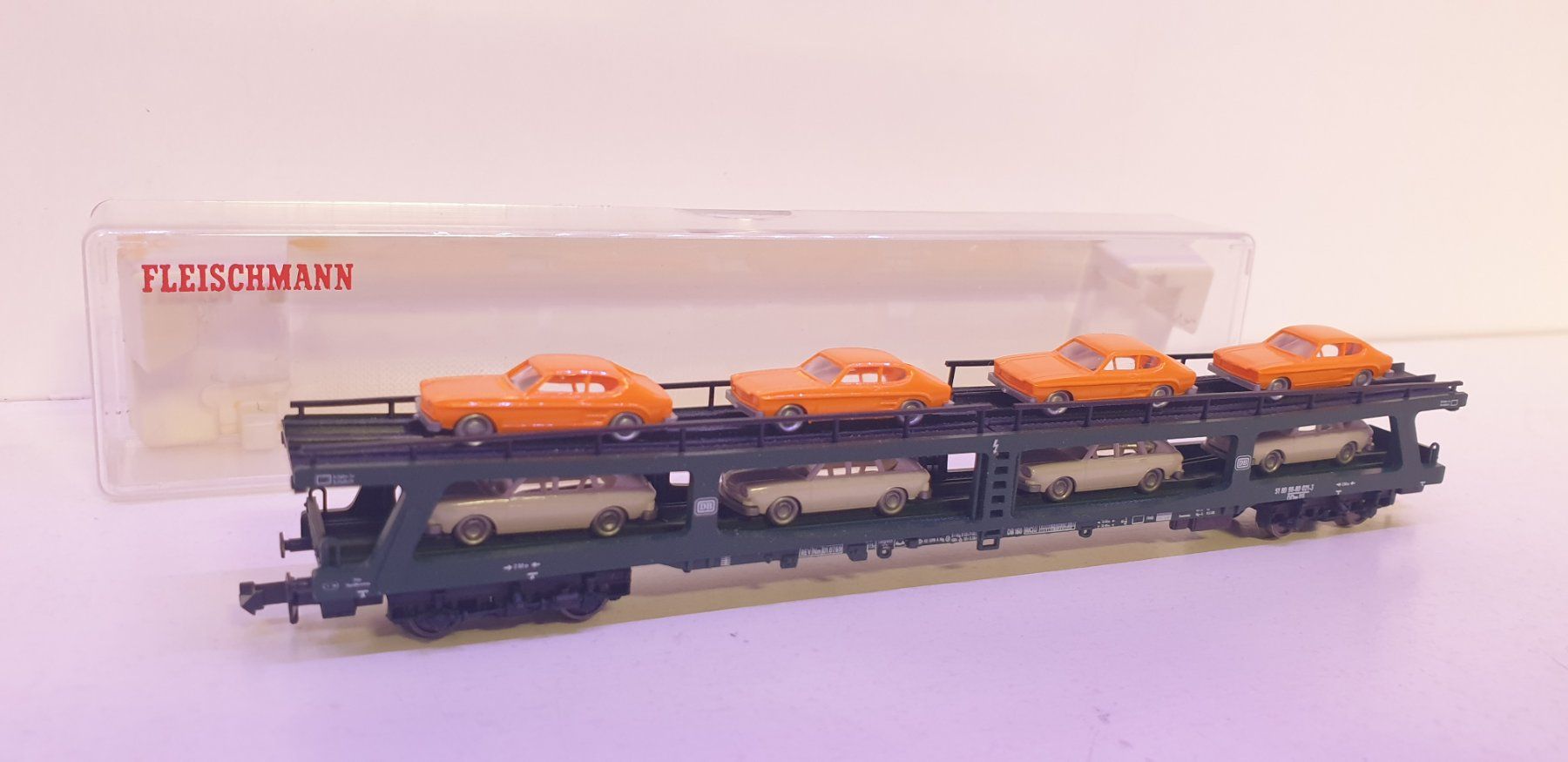 Fleischmann Modelleisenbahnen: Fleischmann Autotransport  Spur N – Neu (gemäss Beschreibung) aus Neuenhof von ludovicco