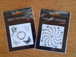 Nail Art und Body Tattoo Sticker