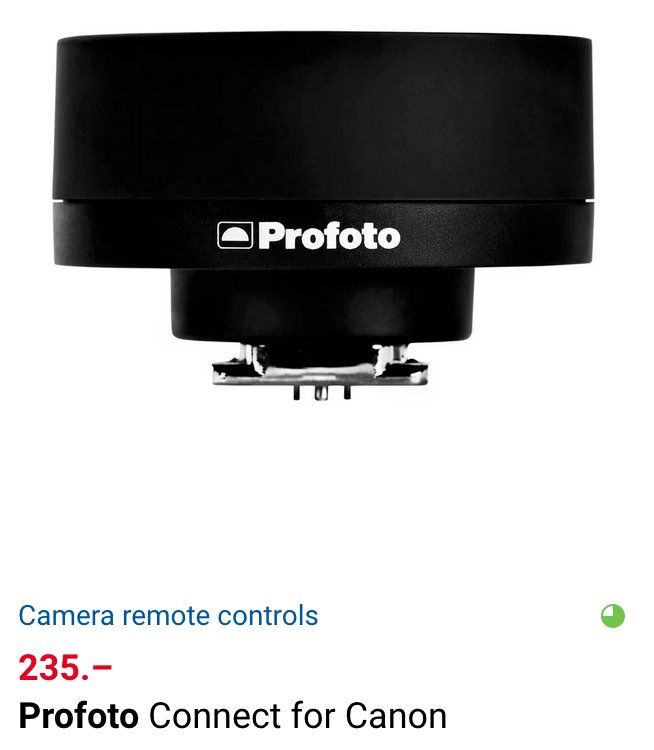 Profoto Blitze: Profoto Connect für Canon – Gebraucht aus Bern von xabern 5