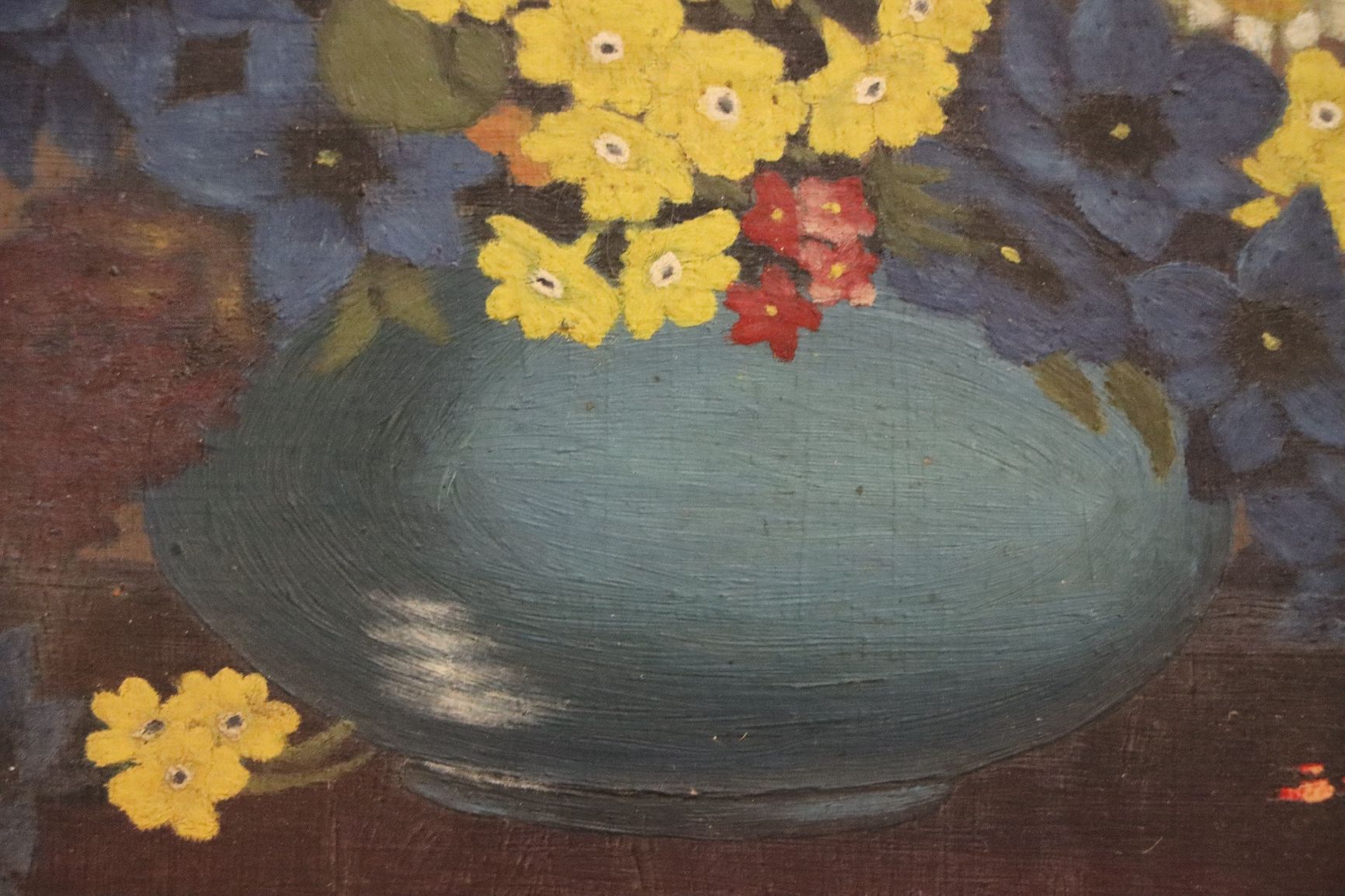 Gemälde: Strauss mit Alpenblumen- D.Hochstrasser – Gebraucht aus Schlierbach von ann_b9kt 2