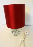 Vintage Tischlampe 60/70er Glasfuss evtl. LEMAG Mid-Century