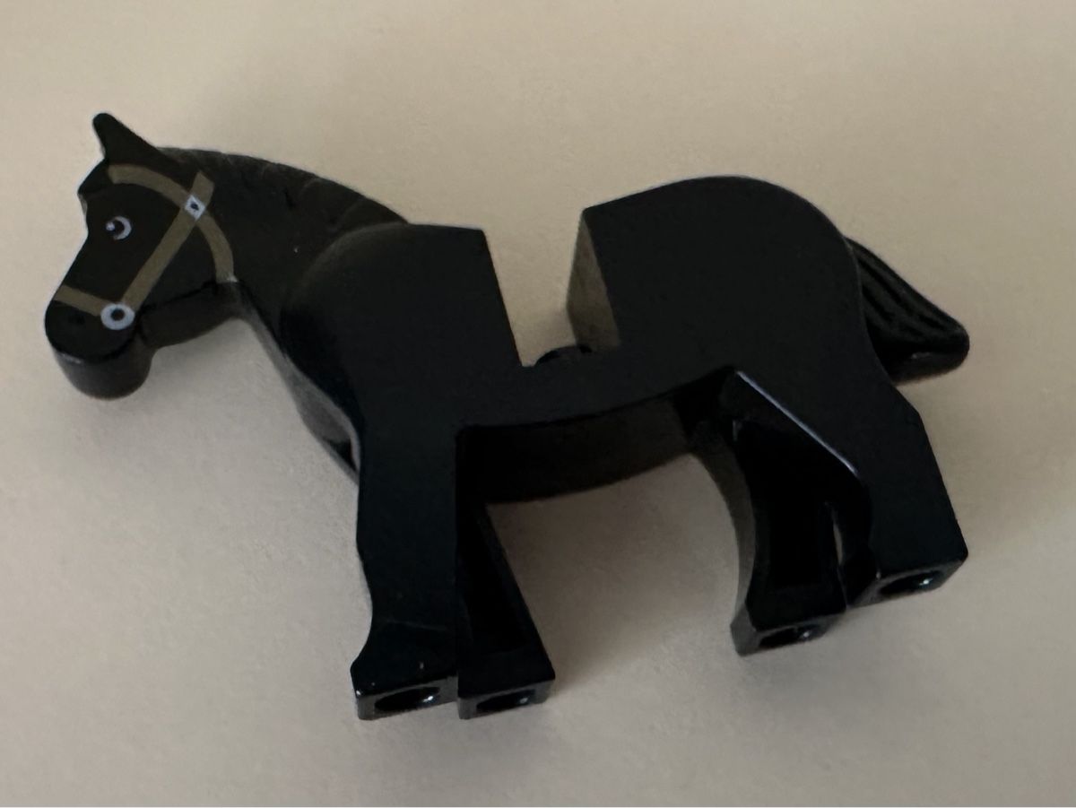 Lego Giocattoli: 1 Lego Pferd schwarz – Usato da Rheinfelden venduto da zim_2hqc 1