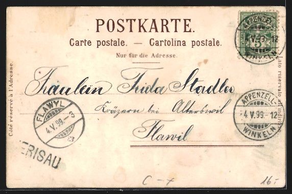 Cartes postales: Litho Hundwil, Menschenmenge bei einer A – D'occasion à Berlin par bartko-reher 1