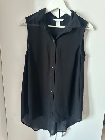 Damen Bluse schwarz H&M EUR 36 ärmellos guter Zustand