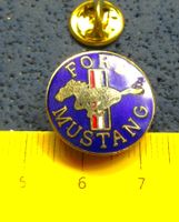 FORD MUSTANG AUTO LOGO PIN ENAMEL GOLDIG