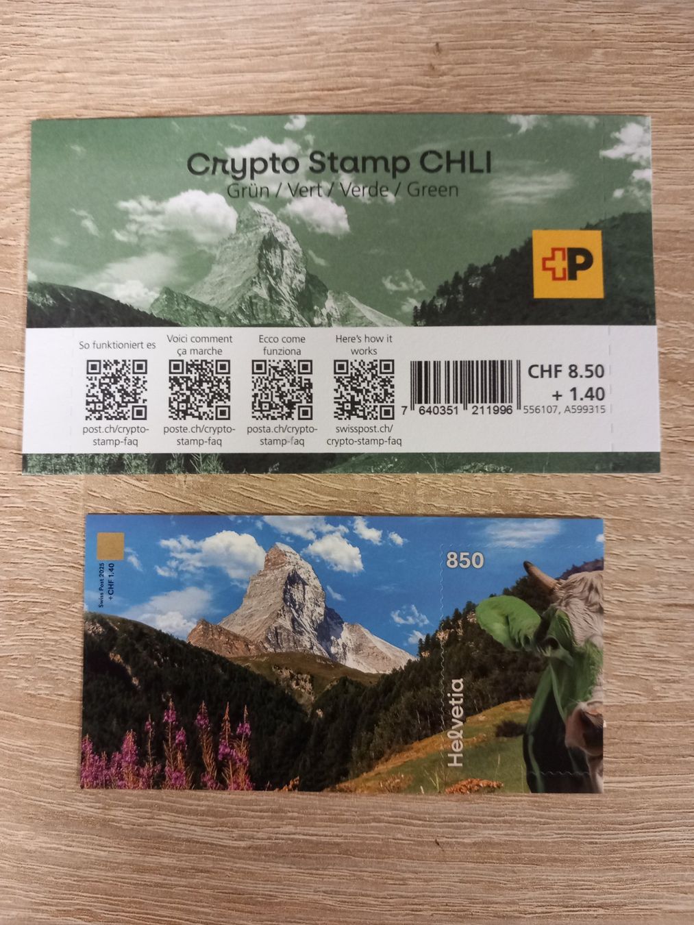 Swiss Crypto Stamp CHLI –Edition Grün - CH-Ausgabe 2025 (Neu und  originalverpackt) in Buchen für CHF 12 – mit Lieferung auf Ricardo kaufen