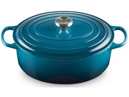 Le Creuset Bräter oval 31cm deep teal