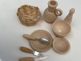 Zubehör Maileg/Puppenhäuser: Geschirr+Besteck
