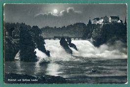 Rheinfall und Schloss Laufen, ungelaufen