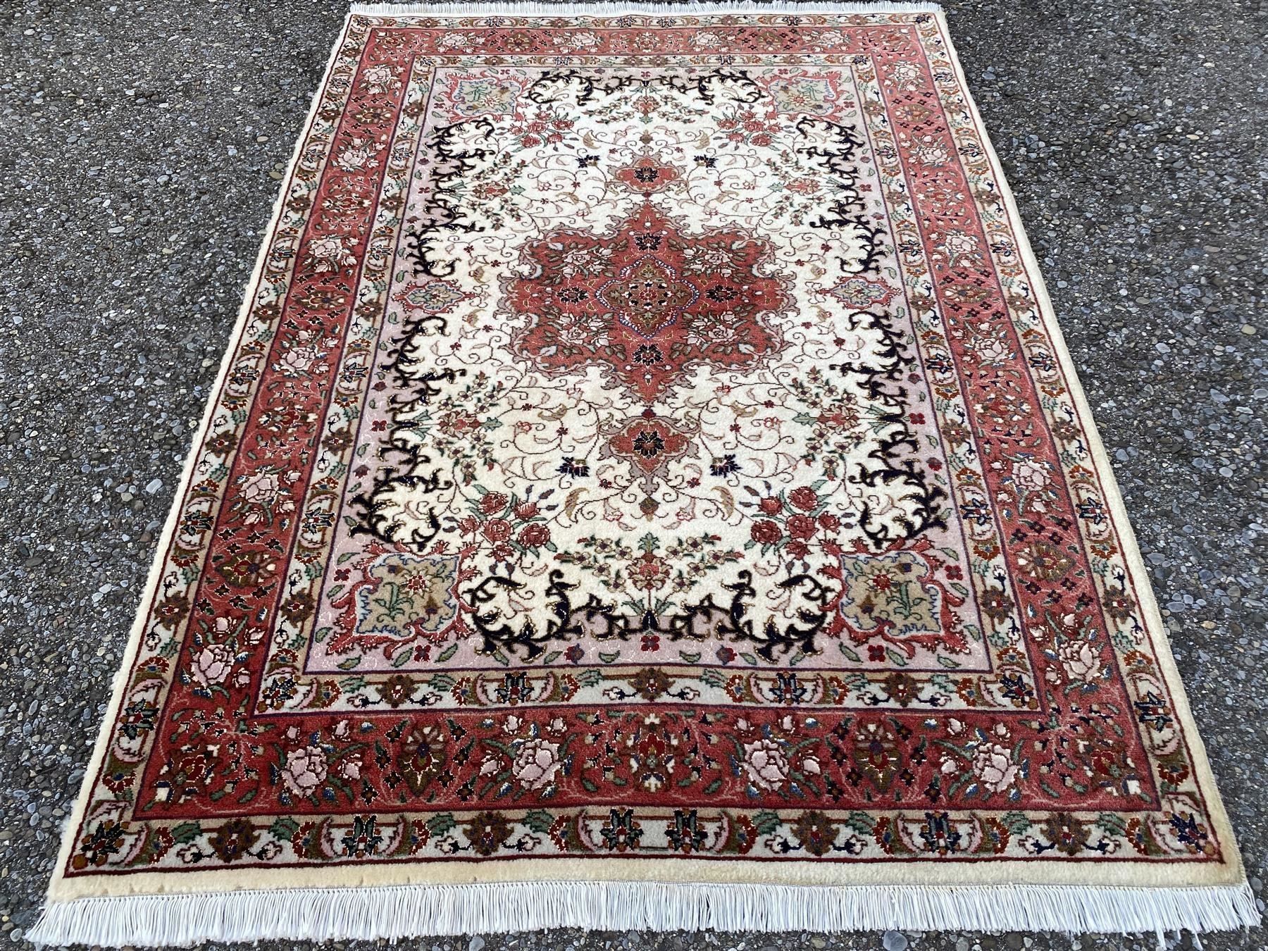 Tappeti: Herrliche Tabriz Korkw. m. Seide 142x103 – Usato da Steinhausen venduto da Super05