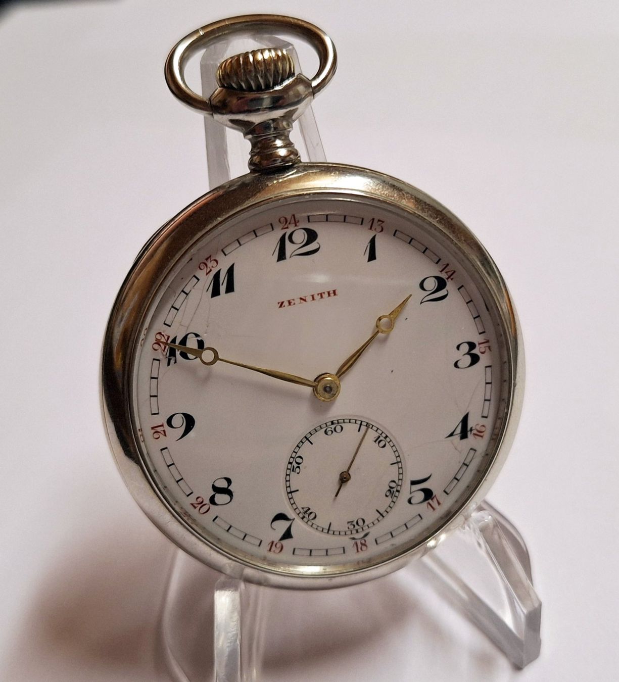 Zenith Uhren: Zenith Taschenuhr mit Kette. – Gebraucht aus Madiswil von  2