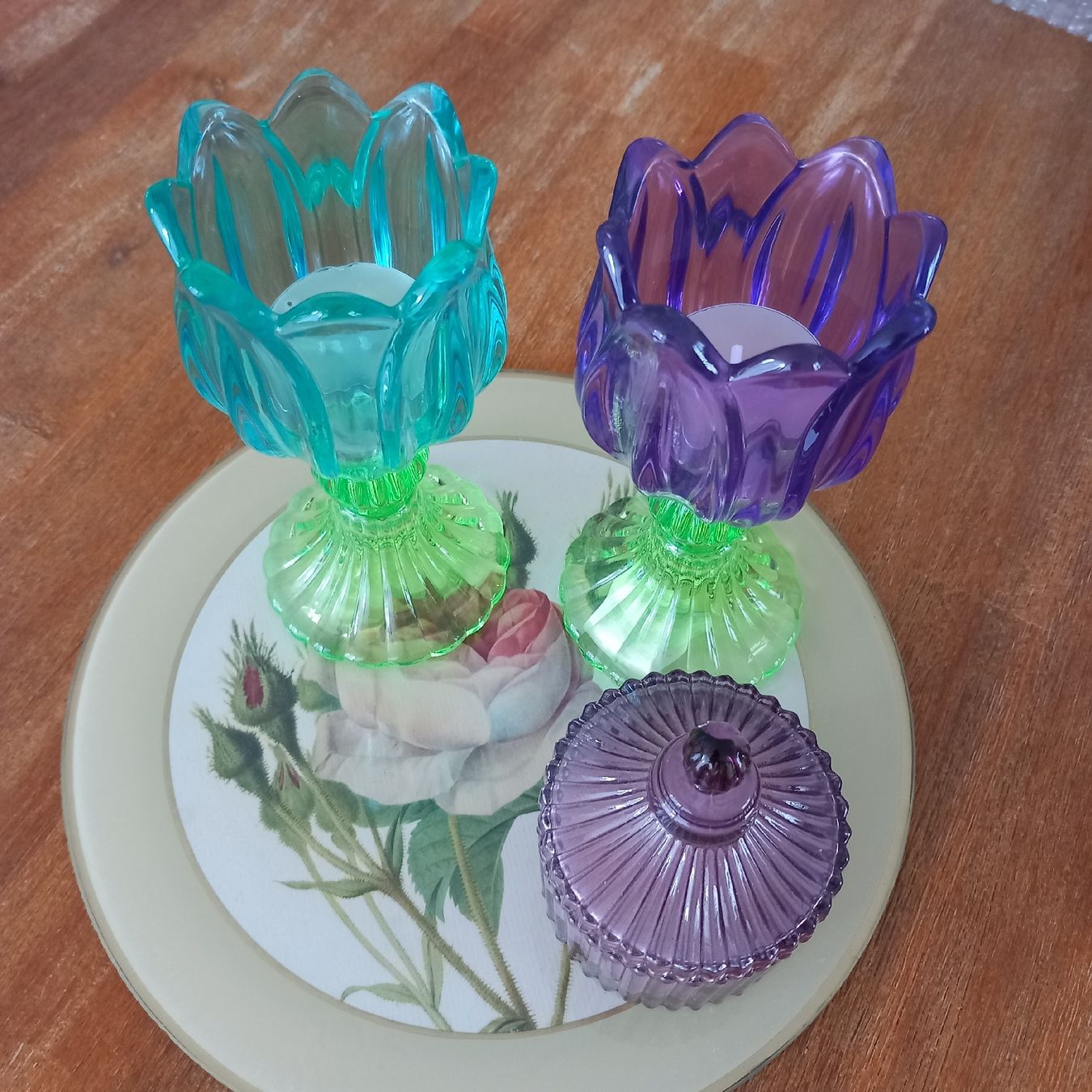 Gläser: 3x Teelichtli 2x 1x Döseli / Shabby – Gebraucht aus Aegerten von gismolini 2