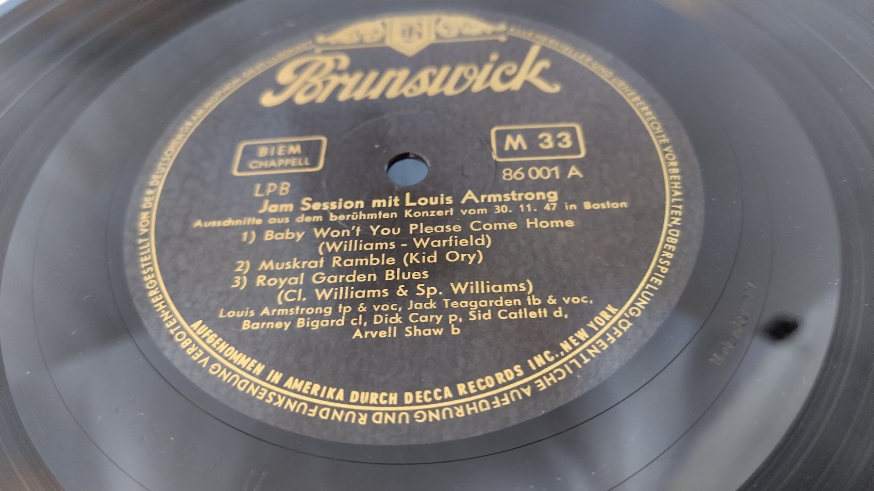 Dischi in vinile: Jam Session mit Louis Armstrong / 10Inch LP 1955 – Usato da Bellach venduto da JingleJerry 4