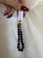 Armband Bijou, black obsidian 