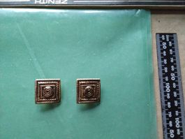Scherrer Paris Ohrclips , vergoldet