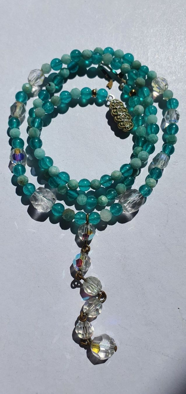 Catenine: Aurora Borealis mit Amazonite und Chrysopras – Nuovo (secondo la descrizione) da Benglen venduto da Meercat3 1