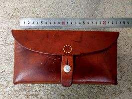 Ledertasche Armee Schweiz Militär / Räumung Flohmarkt