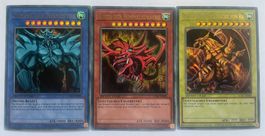 YuGiOh GOAT Götterkarten Set | Obelisk / Slifer / Ra