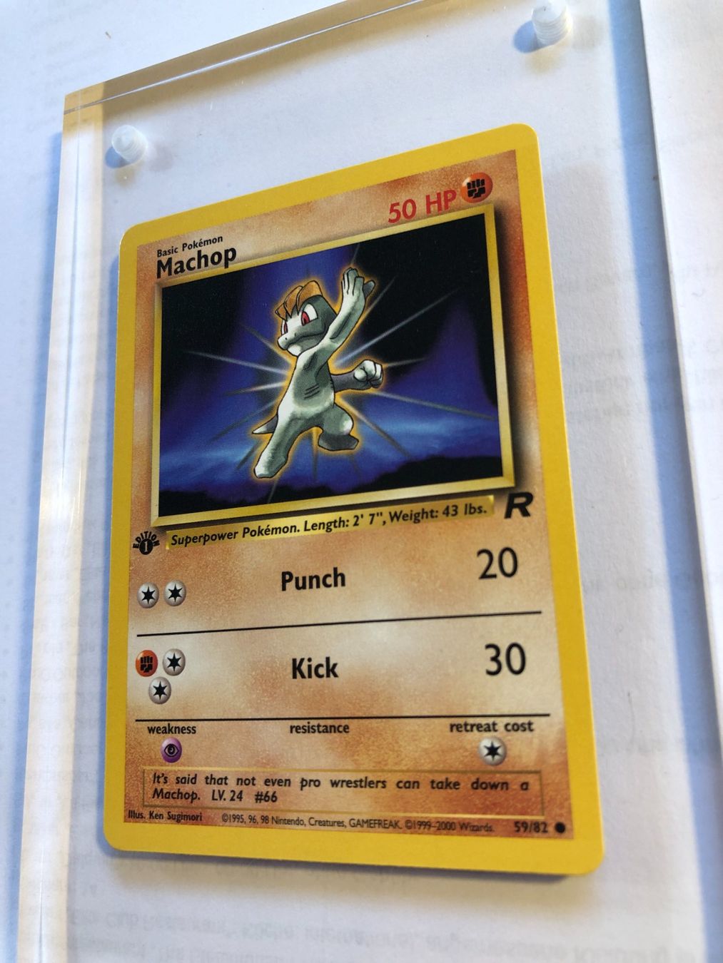 Cartes à collectionner: Machop 1st Team Rocket - MINT - ab 1.- – D'occasion à Giubiasco par dan_pr8b 2