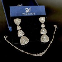 NEUwertig: Swarovski Ohrringe & Armband, neuwertig!