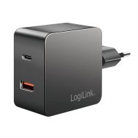 USB-Ladegerät, 45 W, 5-20 V, 3A, GaN, PD3.0, QC 3.0, schwarz