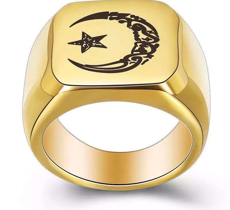 Anelli: Men ring with Turkish signet – Nuovo e nell'imballaggio originale da Aarburg venduto da StavFashion