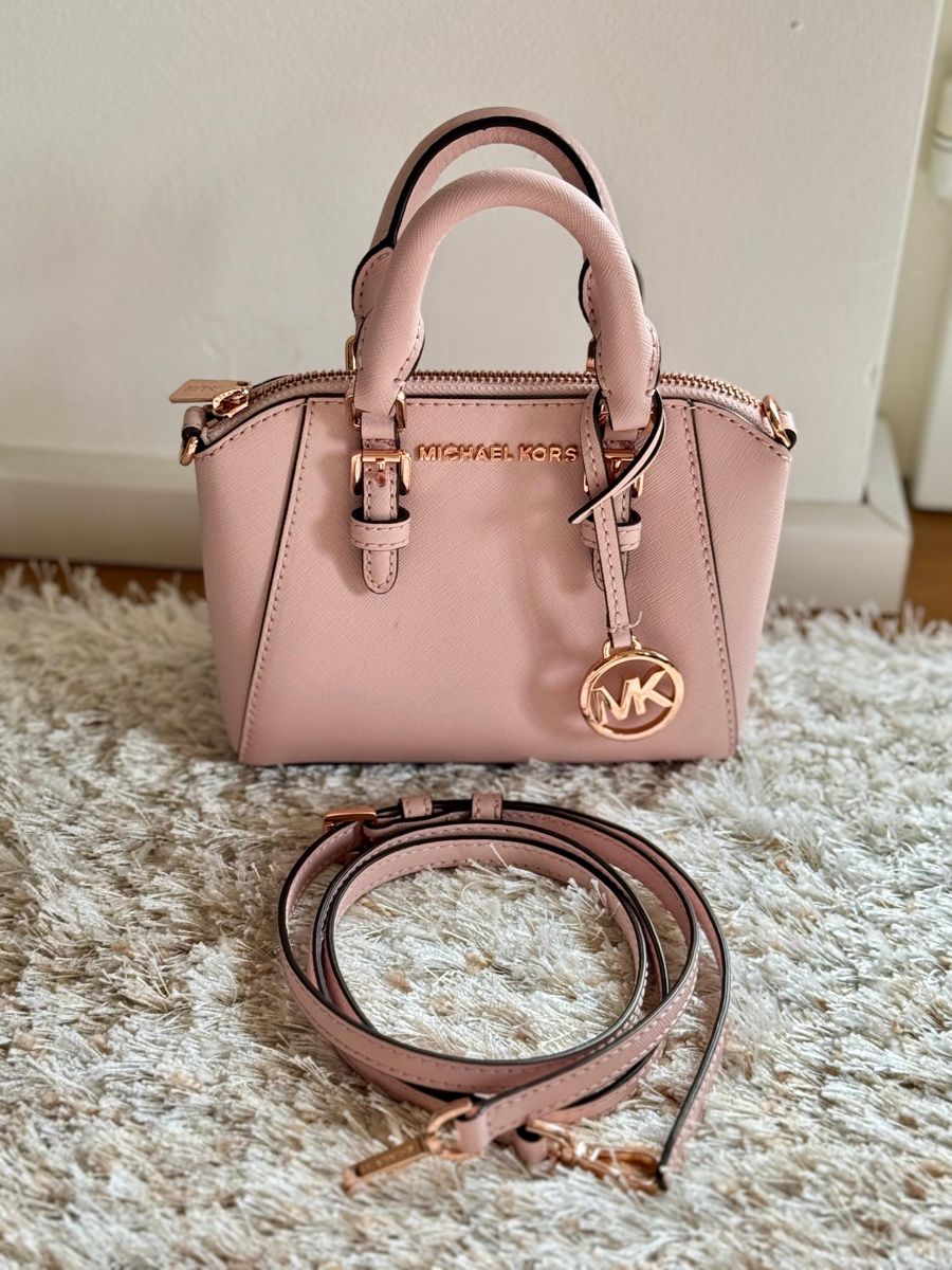 Michael Kors Borse & Zaini: Michael Kors Mini Bag - Pale Pink with Gold Hardware – Usato da Abtwil AG venduto da Truman909 1