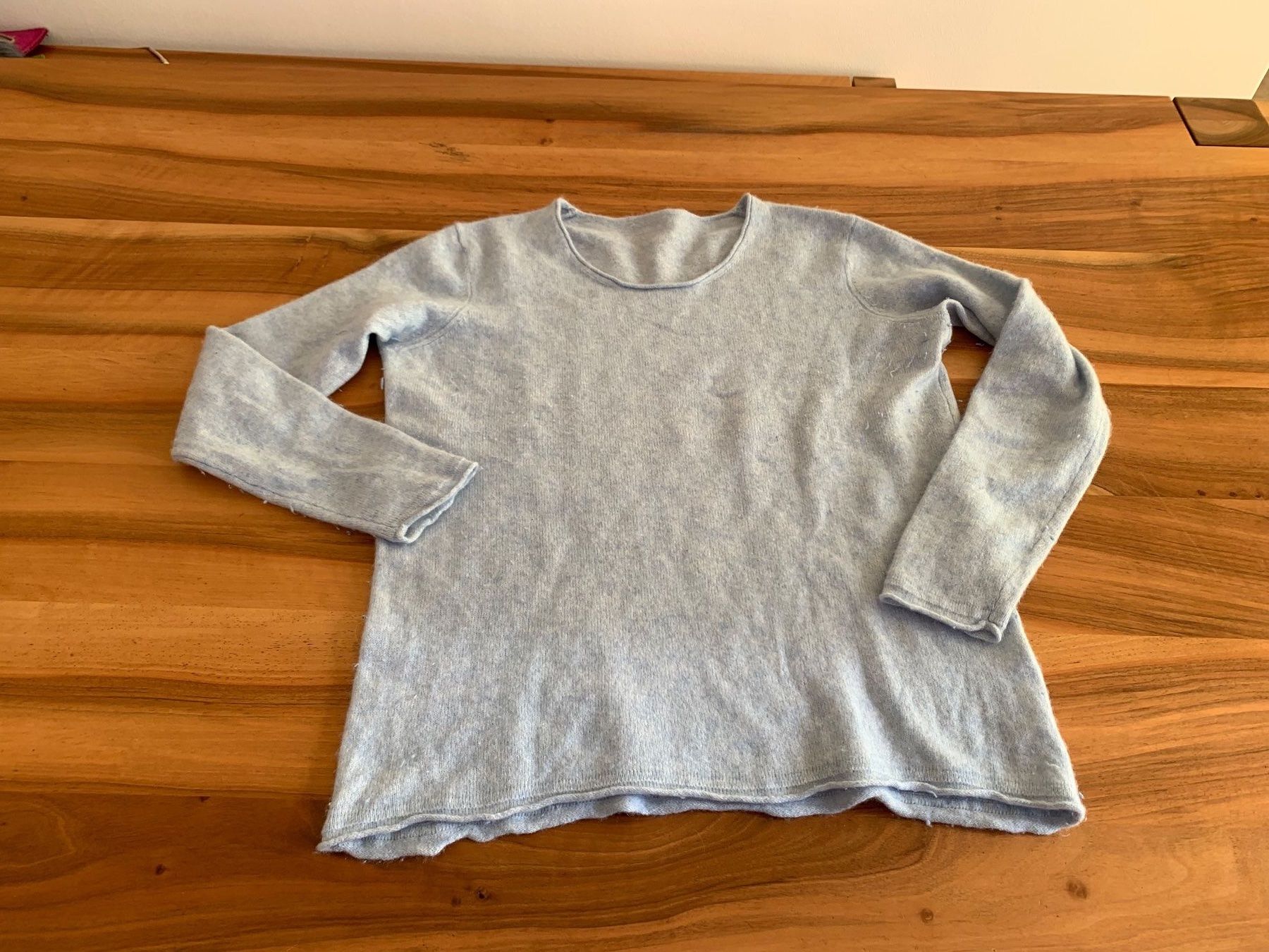 Maglioni & Felpe: Cashmere Pullover, hellblau, Gr. S/M, Kuschelweich – Usato da Meiringen venduto da Stuffandmore