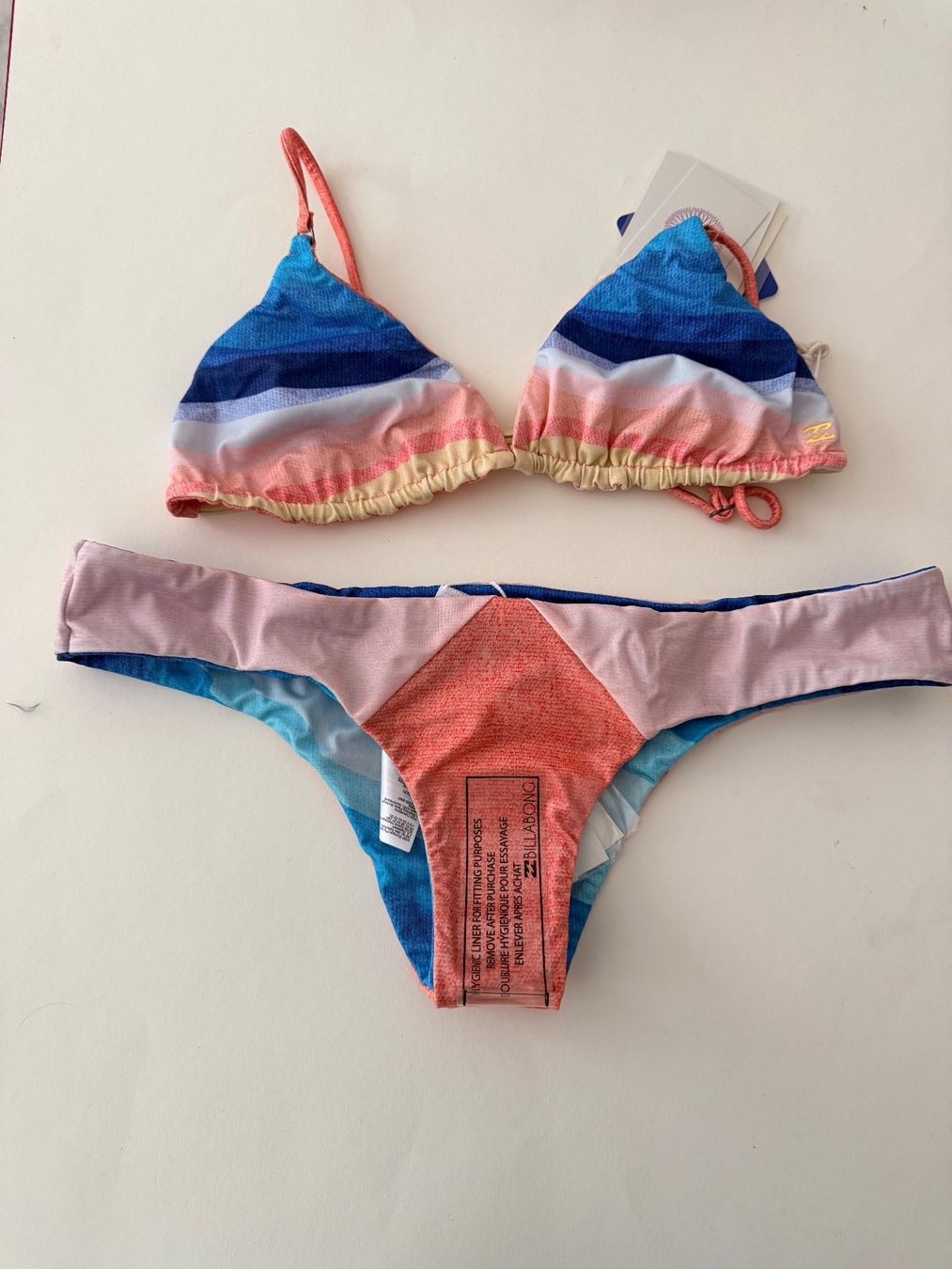 Billabong Costumi da bagno & Bikini: BILLA BONG, Bikini, Grösse M, Farbe Blau/Rosa – Nuovo e nell'imballaggio originale da Rudolfstetten venduto da gst_g7xl 1