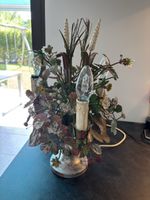 Tischlampe Jugendstil aus Blech gearbeitet 