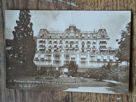 Photo Karte / Montreux - Grand Hotel Suisse Gelaufen 1917