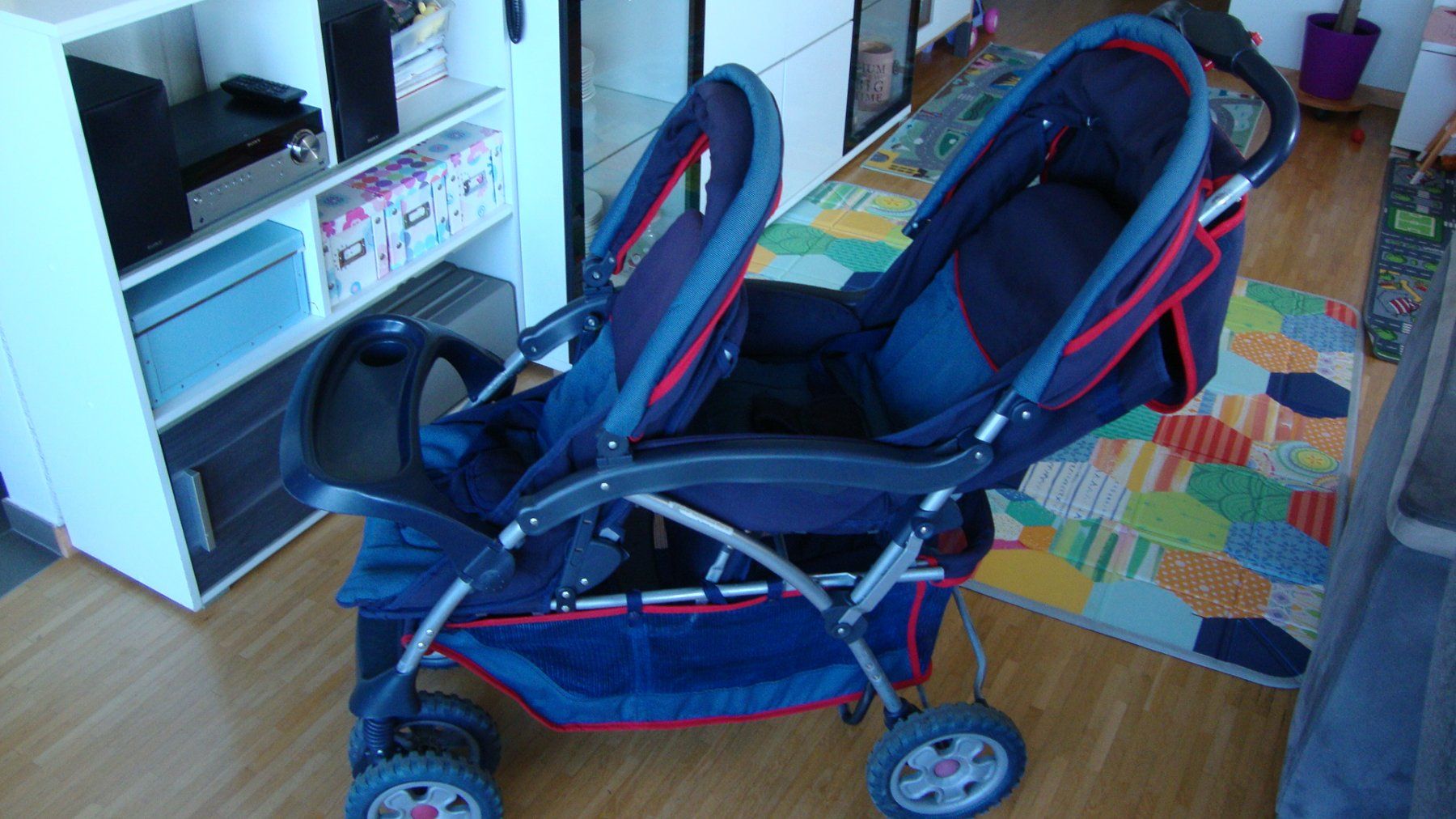 Carrozzine: Poussette double pliable avec les 2 sièges réglables – Usato da Onex venduto da 2fast4you.pi 1
