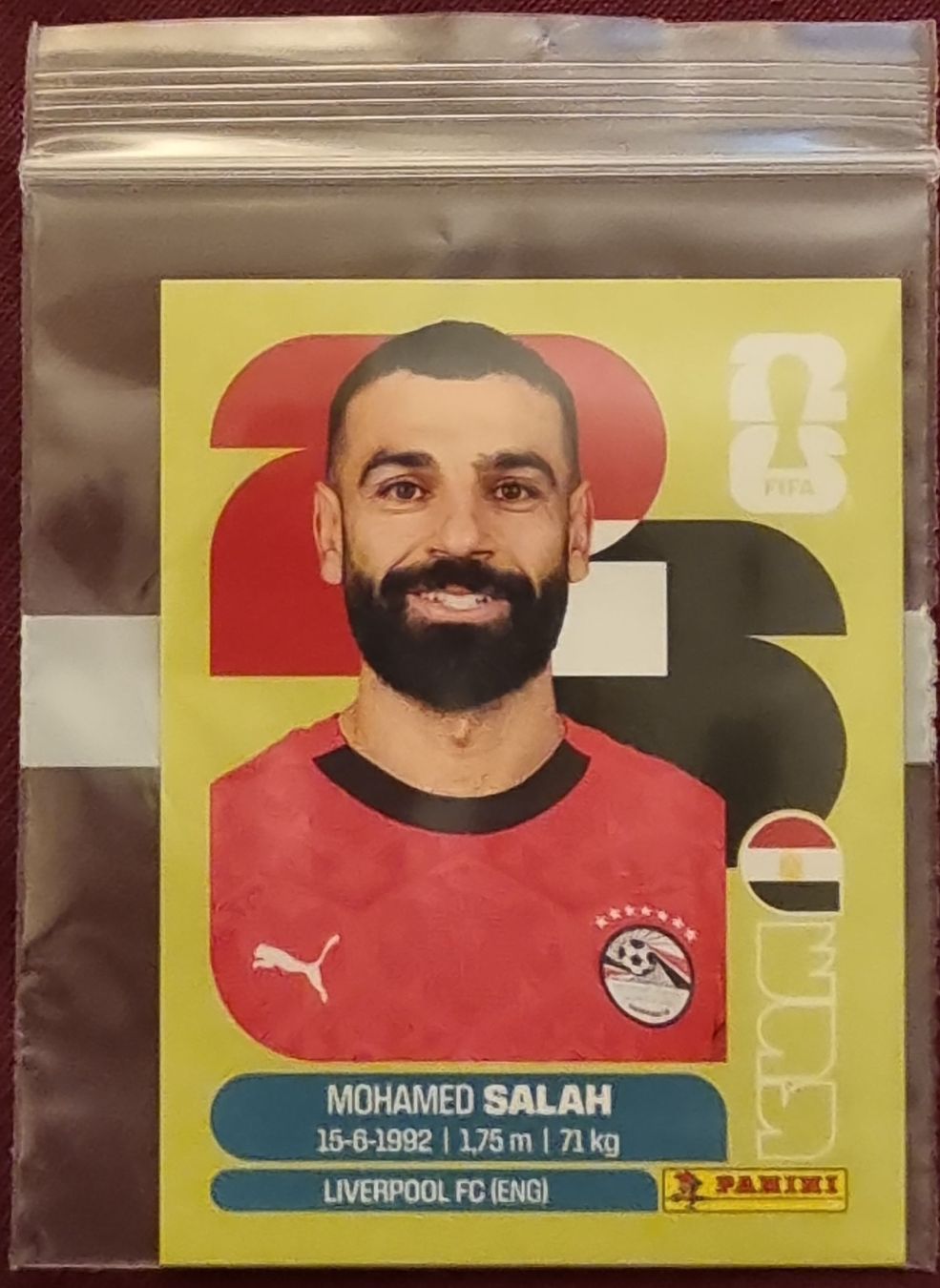 Panini Sammelbilder & Trading cards: Mohamed Salah Panini Sticker – Neu (gemäss Beschreibung) aus Kehrsatz von Bulandi