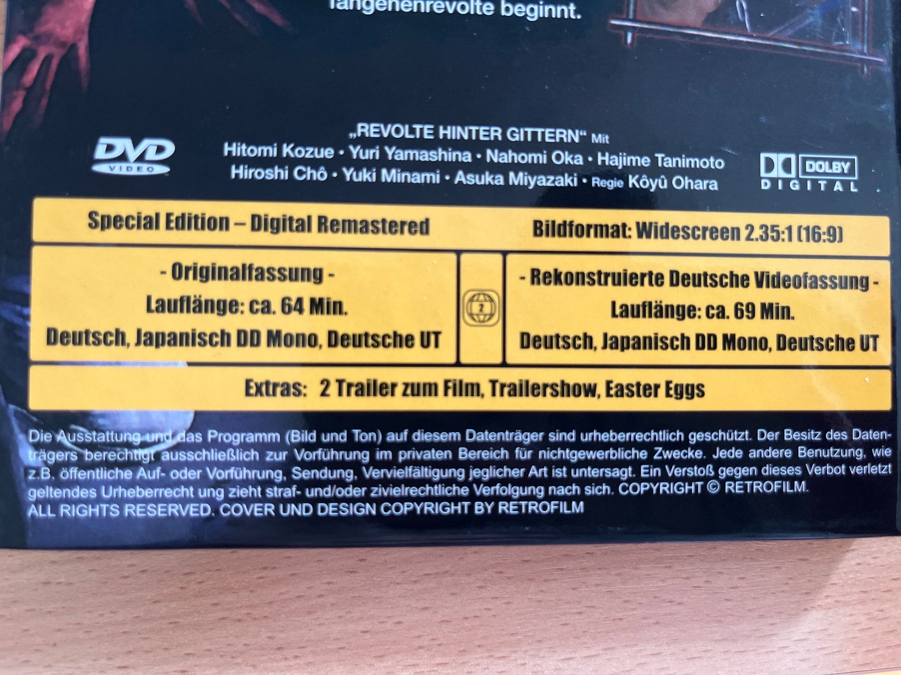 Tous les DVDs: DVD - Revolte hinter Gittern – D'occasion à Luzern par Jiggy_8898 1