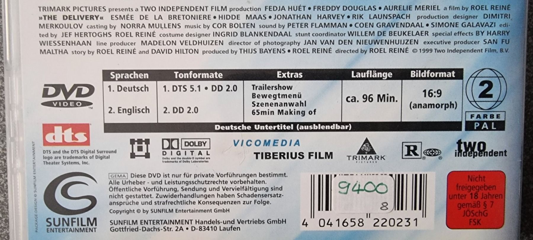 Alle DVDs: DVD The Delivery – Gebraucht aus Oetwil am See von fineli2 1