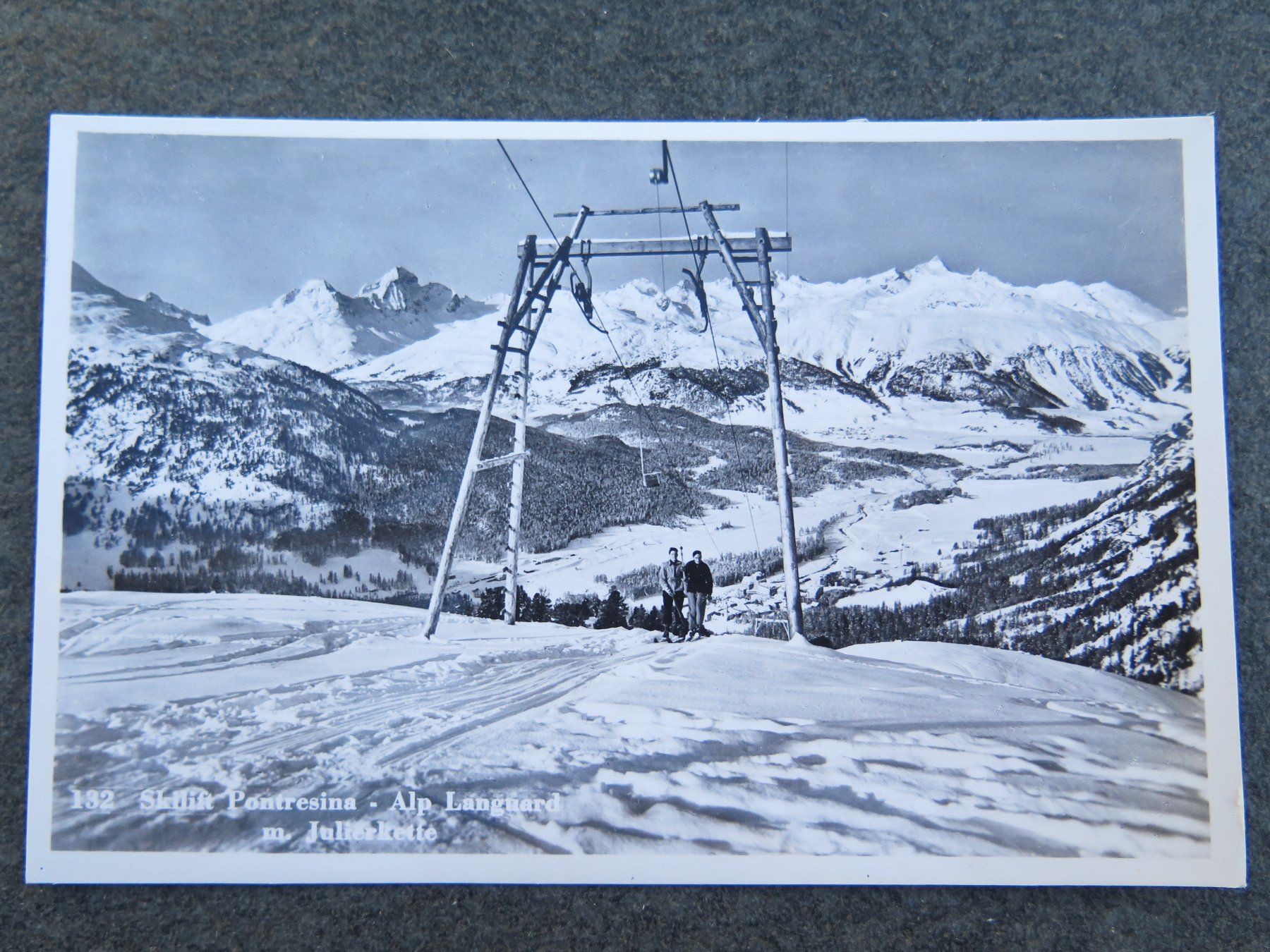 Ansichtskarten: PONTRESINA - SKILIFT – Gebraucht aus Wittenbach von lipasal