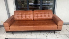 Ledersofa braun 2.5-Sitzer guter Zustand