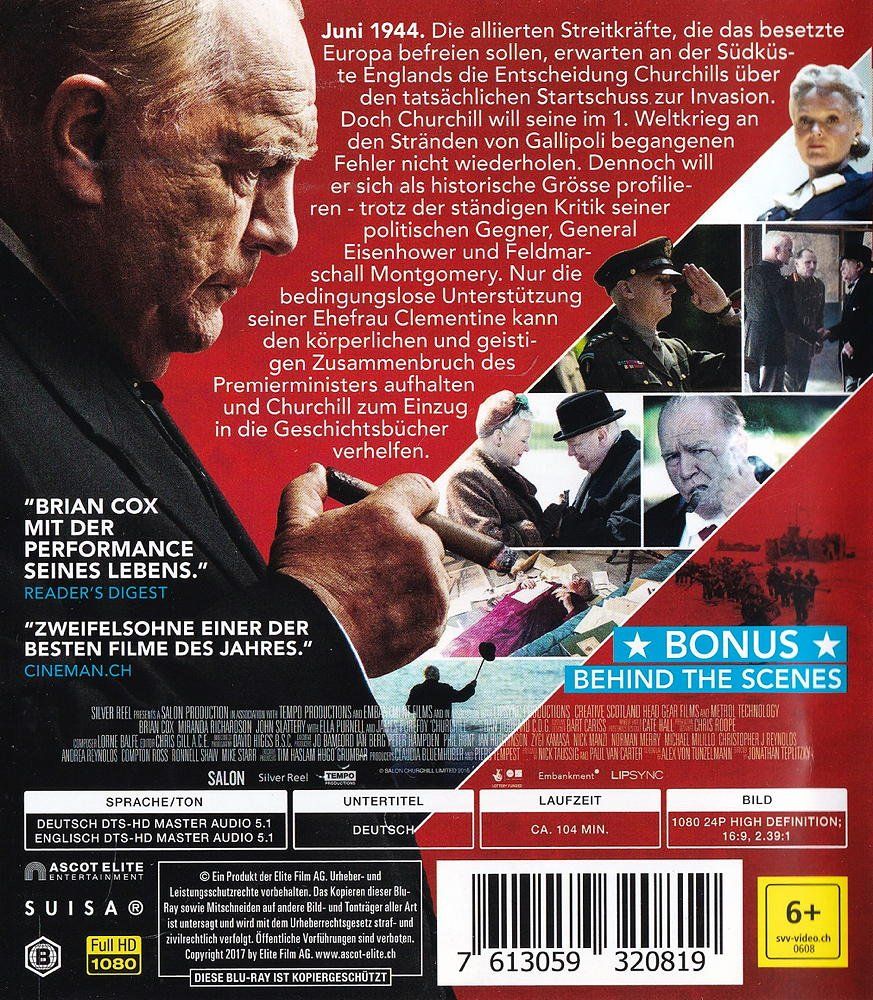 Tutti i DVDs: Churchill [Blu-ray] – Nuovo e nell'imballaggio originale da Bitsch venduto da Melando 1