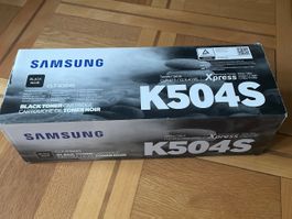 Samsung CLT-K504S Toner Schwarz Original neu