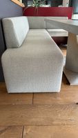 Eckbank Stoff grau, gebraucht