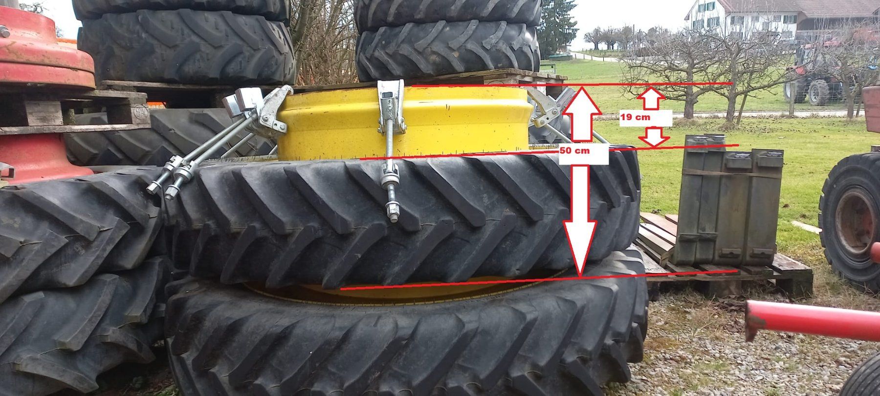 Pneumatici & Ruote complete: Räder Doppelräder Schaad John Deere – Usato da Buch b. Frauenfeld venduto da Girsberg 6