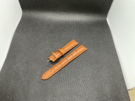 Cinturino in pelle marrone 16mm